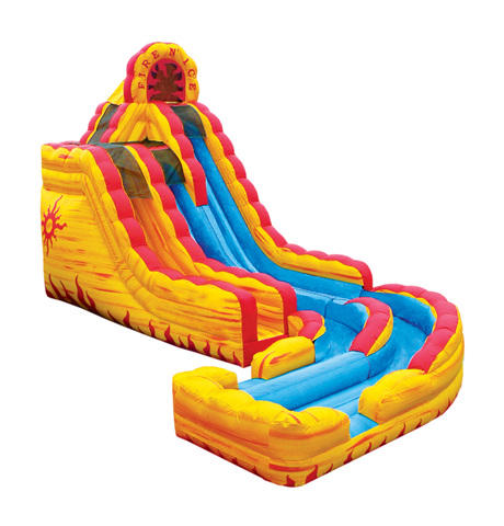 Fire and Ice double water slide Fire and Ice double water slide